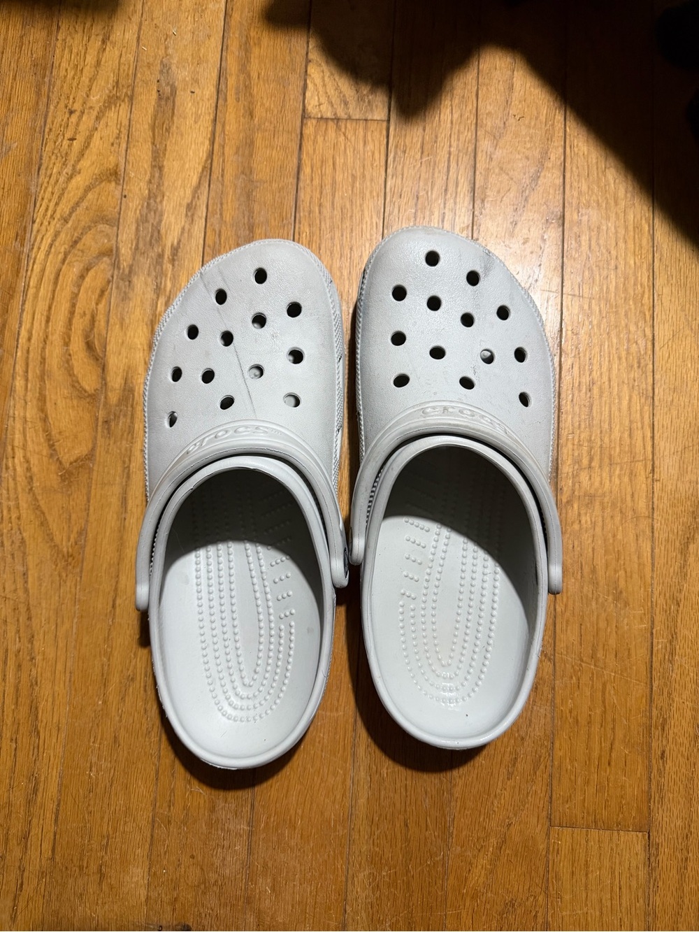 Crocs Men’s/Women’s Gray Slip-On Clog Shoes